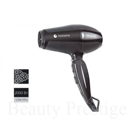 Фен для волос Hairway Macerata Сompact Ceramic & Ionic профессиональный - Купить в Дербенте Фен для волос Hairway Macerata Сompact Ceramic & Ionic профессиональный - Купить недорого с доставкой в Дербент